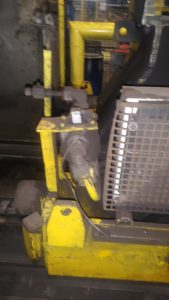 hydraulische storing rolverplaatser productieomgeving
