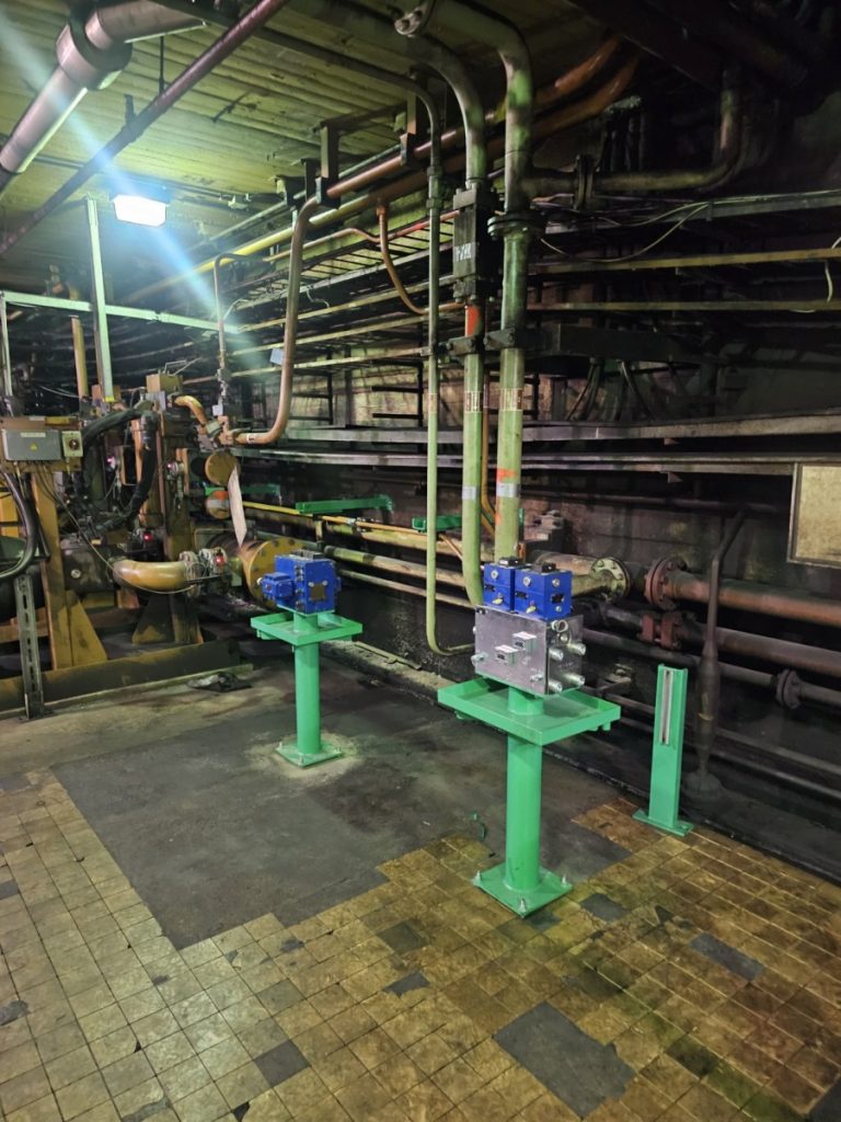tijdelijke hydraulische doorlusconfiguratie