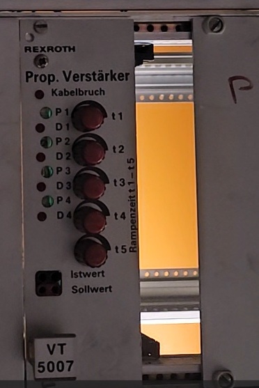 ALT: proportionele kleppen storing versterkerkaart